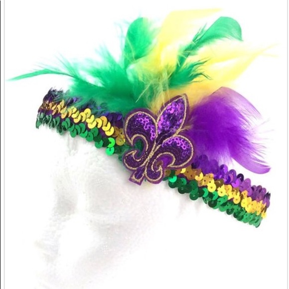 Accessories Mardi Gras Sequin Headband Poshmark